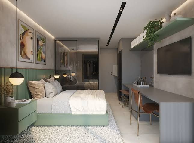 Bán căn hộ chung cư The Sunrise Bay - 1PN/1WC hướng Đông nội thất cơ bản view nội khu Vin Hạ Long